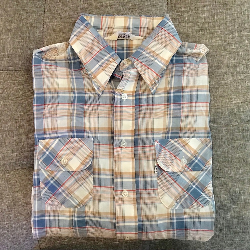 COPY - Men’s Vintage Levi’s Plaid Long Sleeve But…